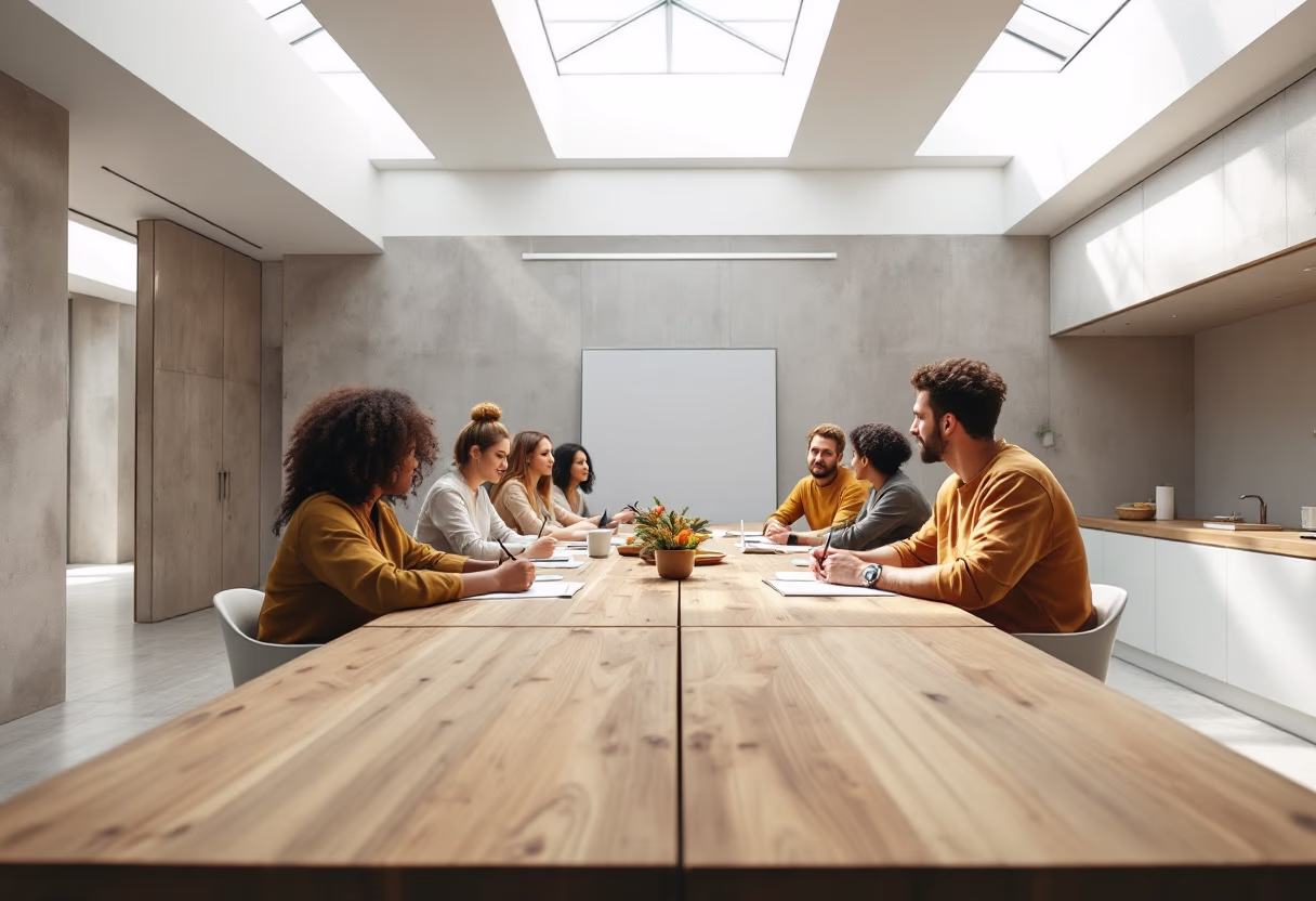 image of a collaborative workshop hosted by the insurance agency