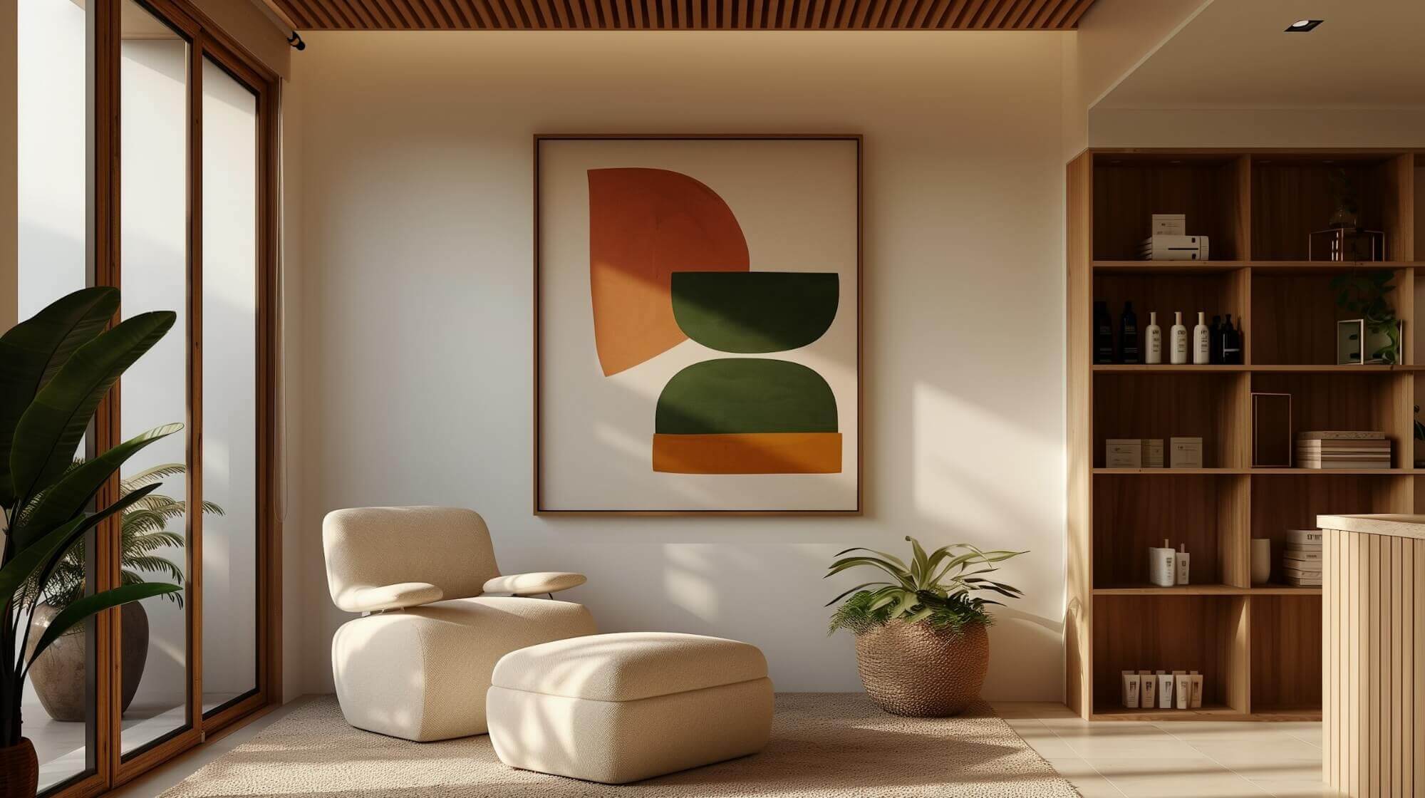 A really cool designed room