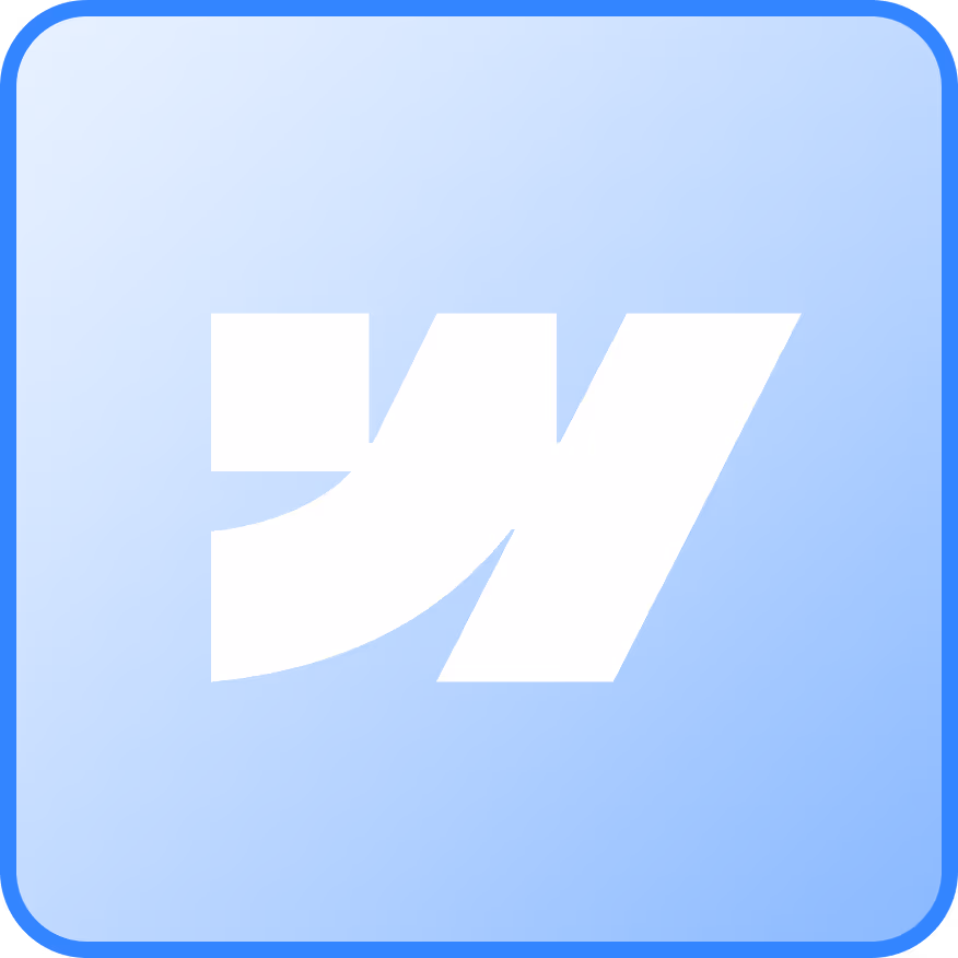 White stylized 'W' logo on a blue rounded square background.