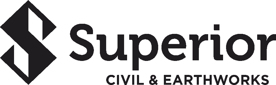 Superior Civil & Earthworks company logo.