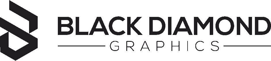 Black Diamond Graphics logo with a stylized black diamond shape to the left of the company name.