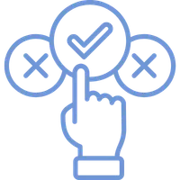 Better control over freight decisions icon – data-driven logistics decision making