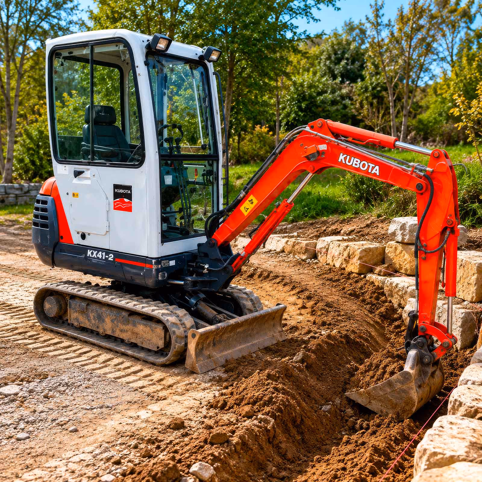 moteur pour mini excavateur Kubota KX41-2