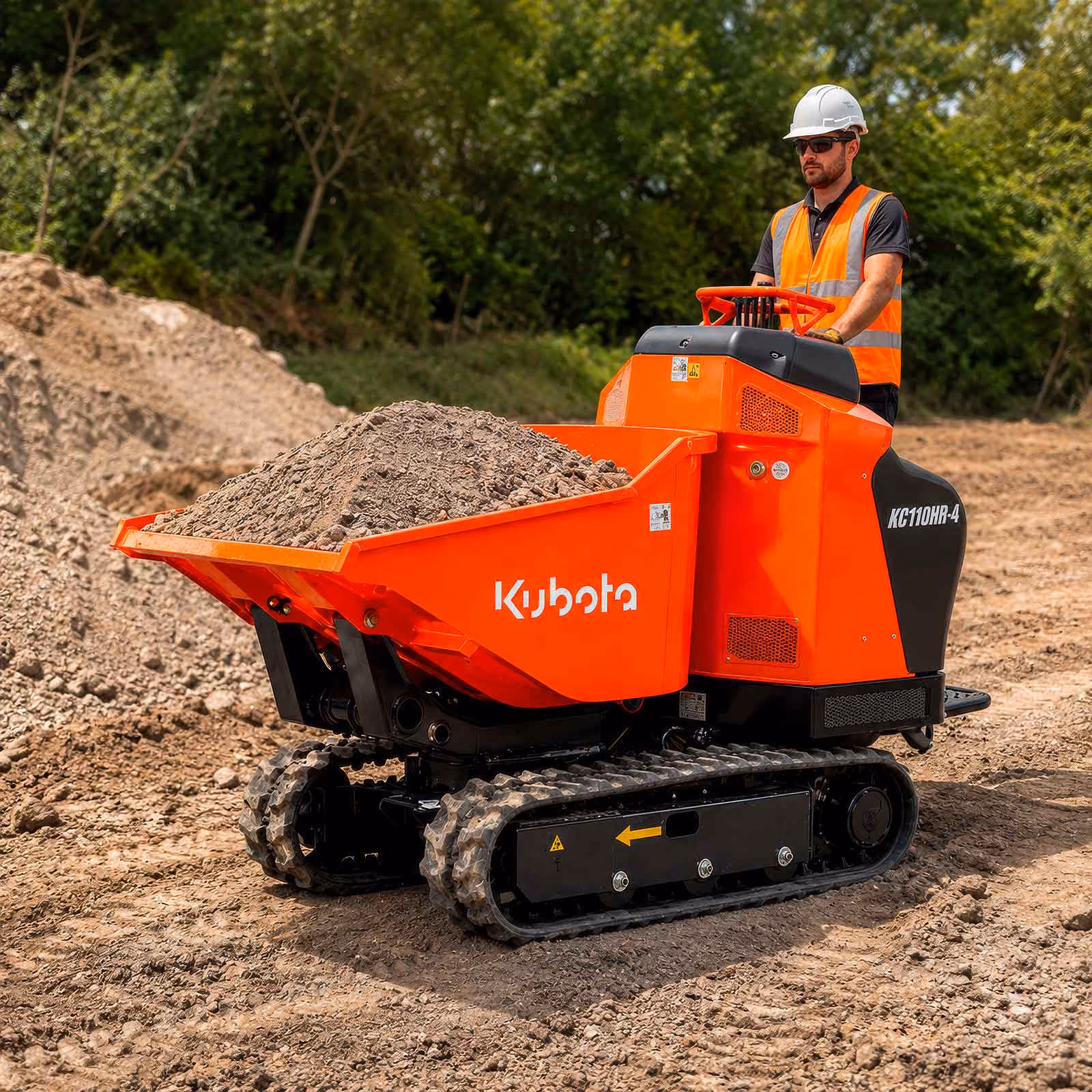 moteur pour dumper tombereau Kubota KC110HR-4