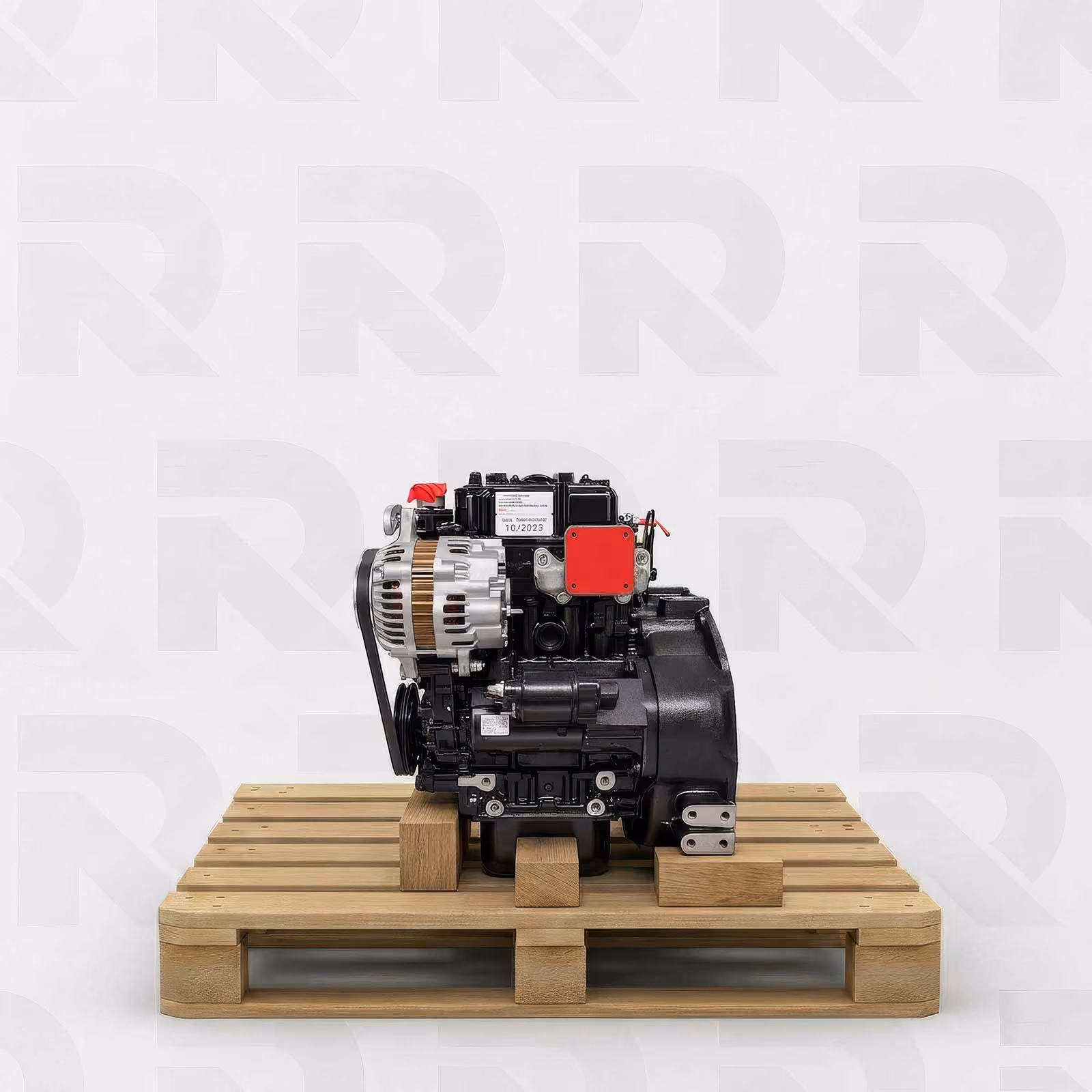 Moteur Mitsubishi L2E - côté échappement