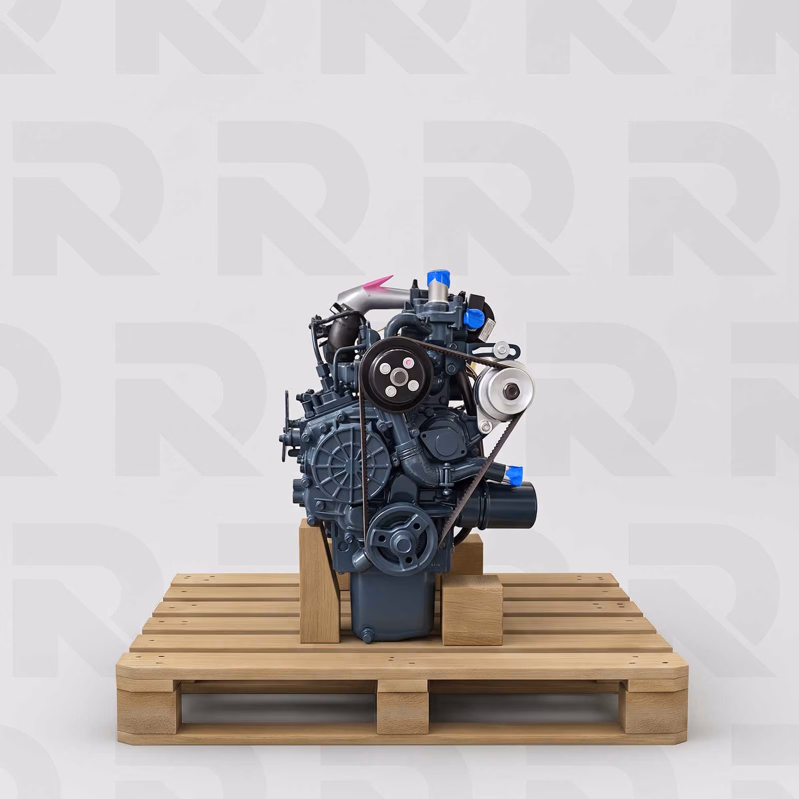 Moteur Kubota V1505-T - côté distribution