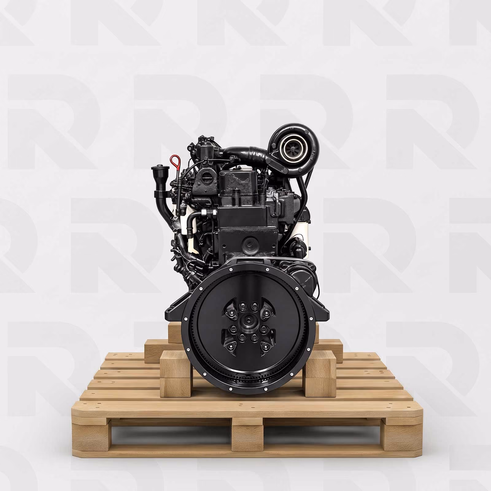 Moteur Cummins 6TA590 Occasion - côté cloche