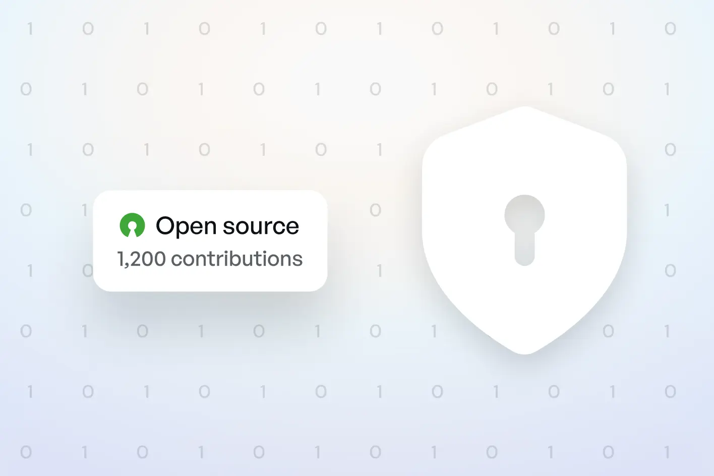 Shorebird platform illustrating app store compliance with security shield and open source contributions indicator