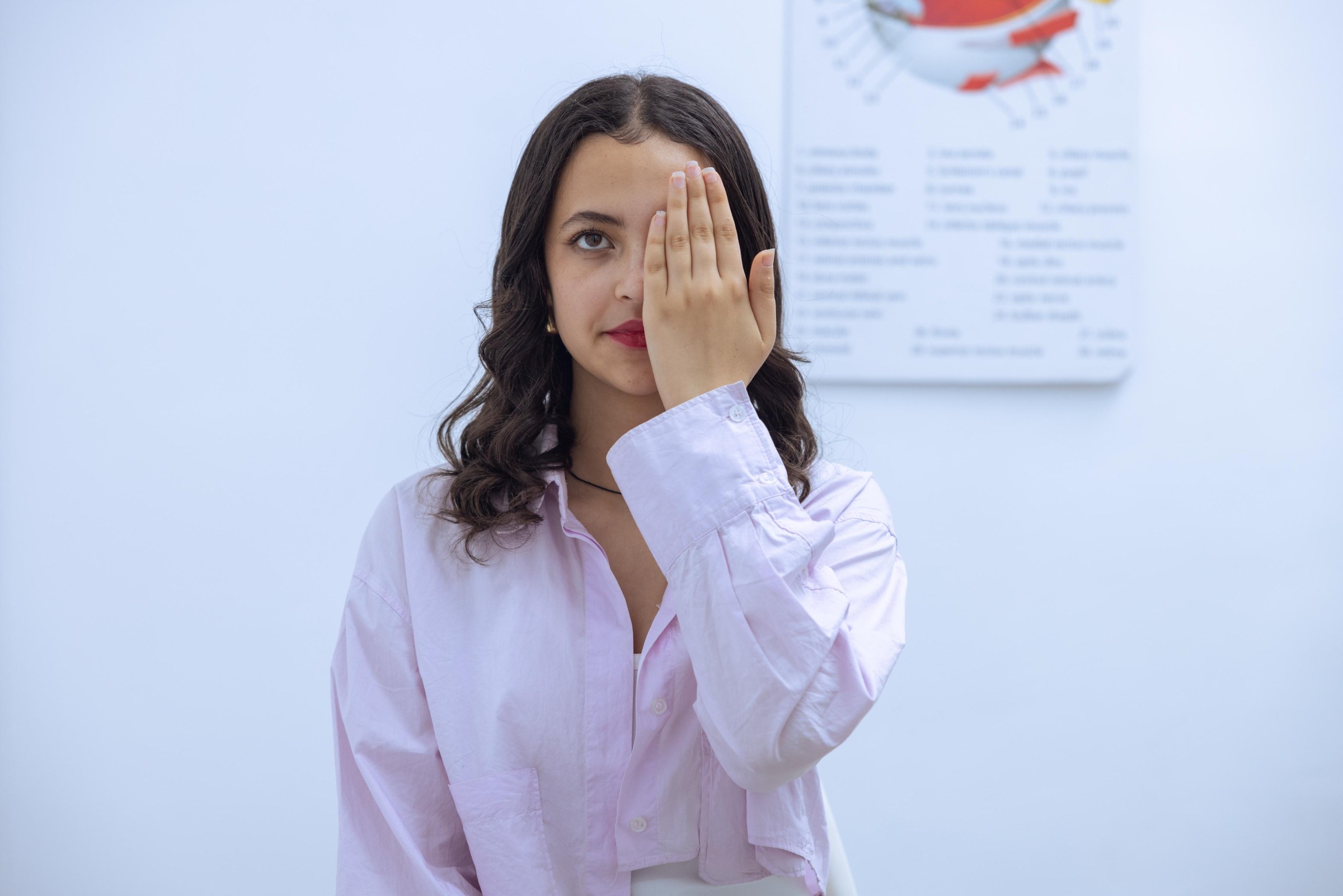 Digital Eye Testing at SamVision clinic photograph