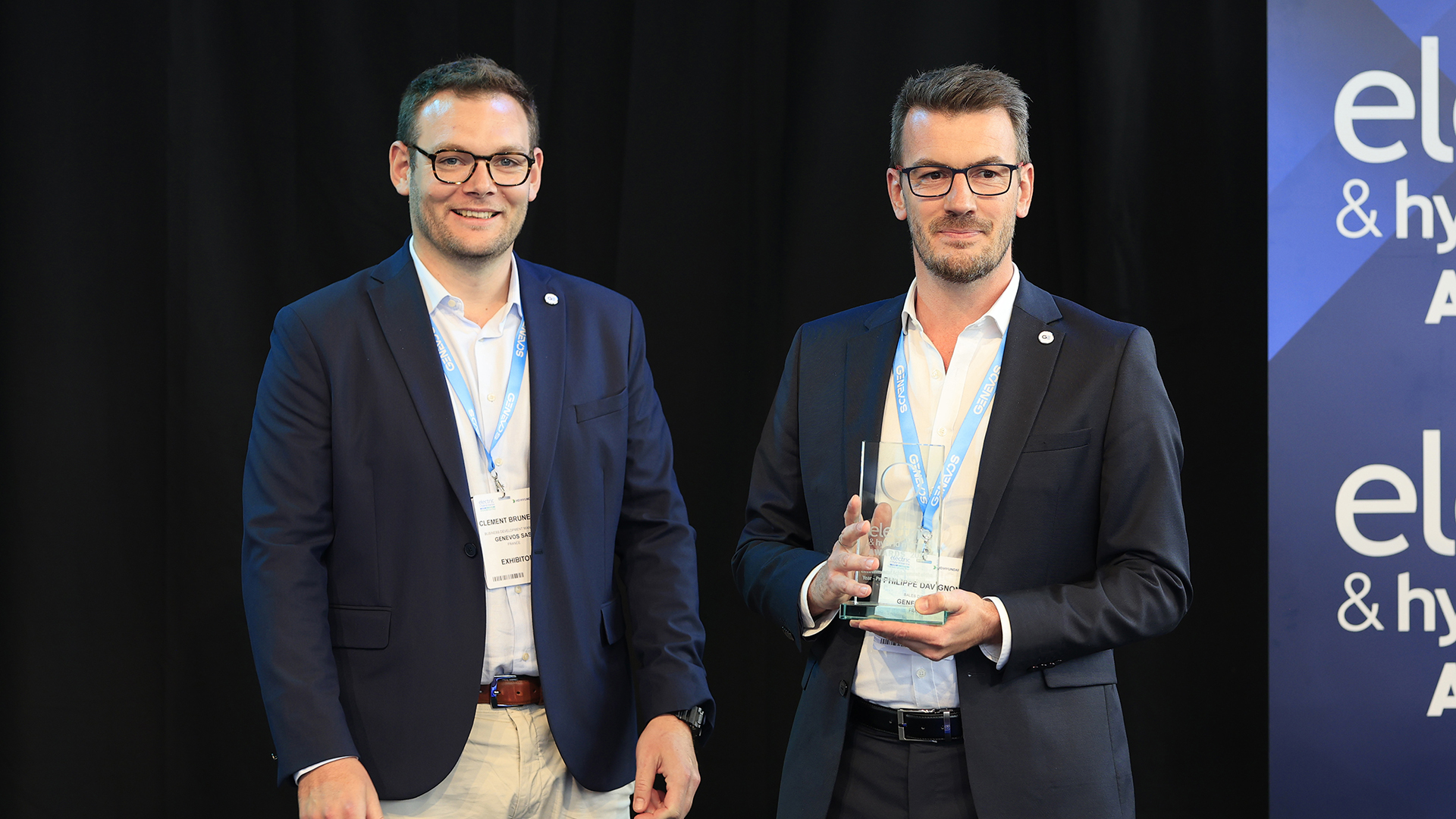 Genevos reçoit deux trophées au salon Electric & Hybrid Marine Expo 