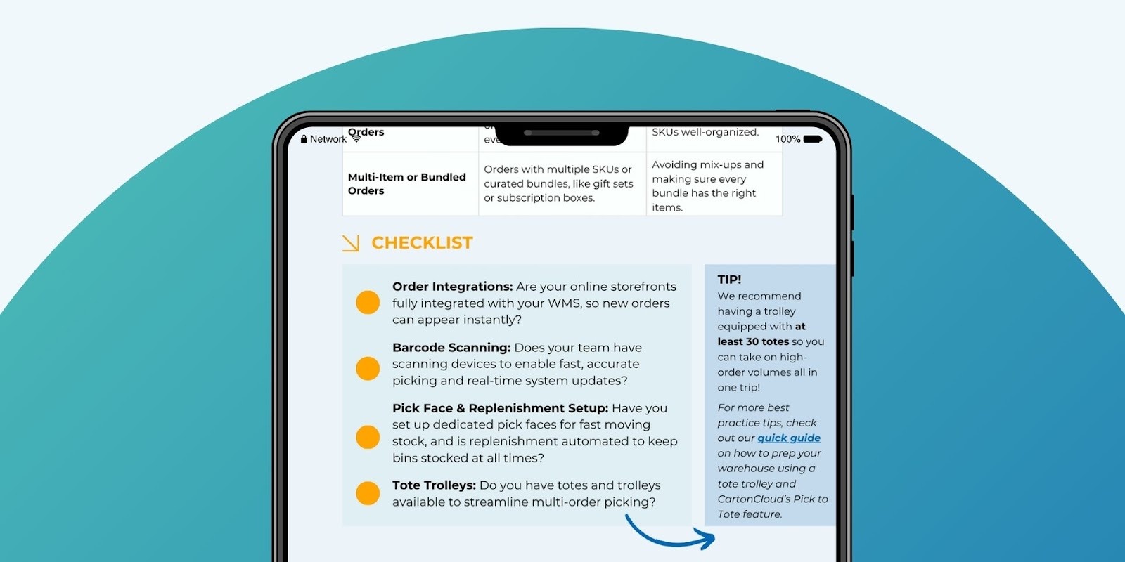 E-commerce warehouse setup guide for 3PLs — learn how to use CartonCloud WMS to run bulk B2B and e-com fulfillment from one platform. Download The Smooth Operators Playbook to learn more.