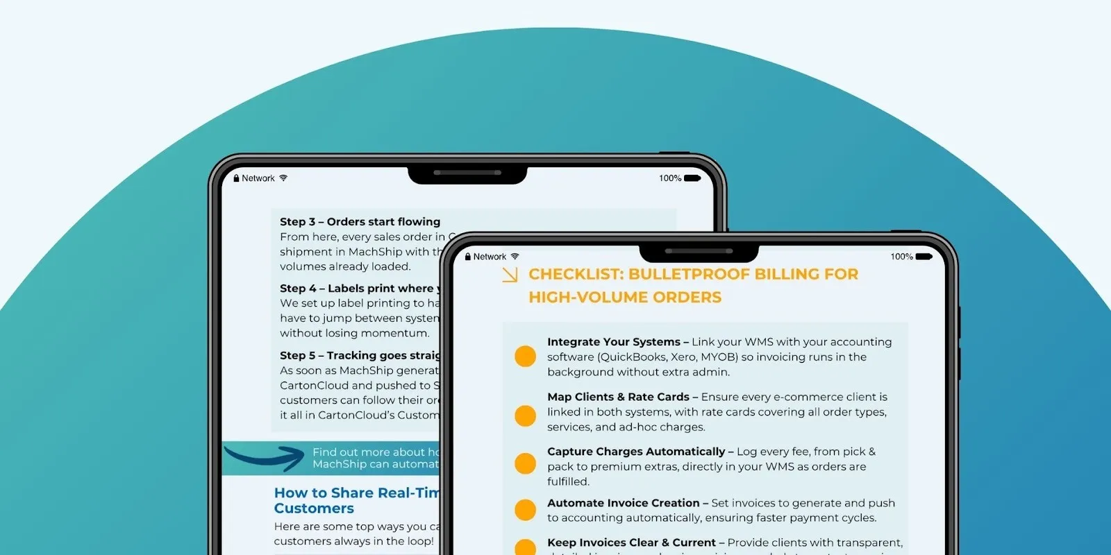 Automated e-commerce shipping, live tracking, and invoicing with CartonCloud carrier and accounting integrations for 3PLs. Download The Smooth Operators Playbook to learn more.