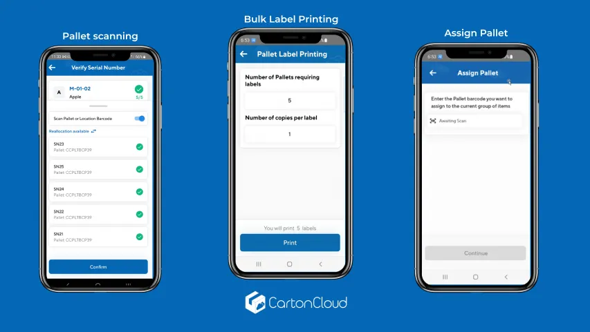 CartonCloud WMS Product round up Sep 2023 pallets