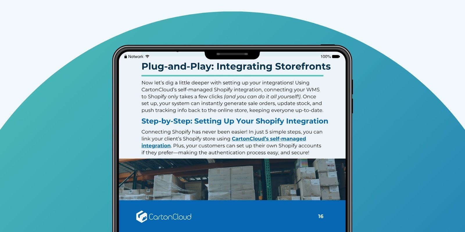 Step-by-step guide to connect CartonCloud WMS with Shopify for seamless e-commerce order fulfillment. Download The Smooth Operators Playbook to learn more.