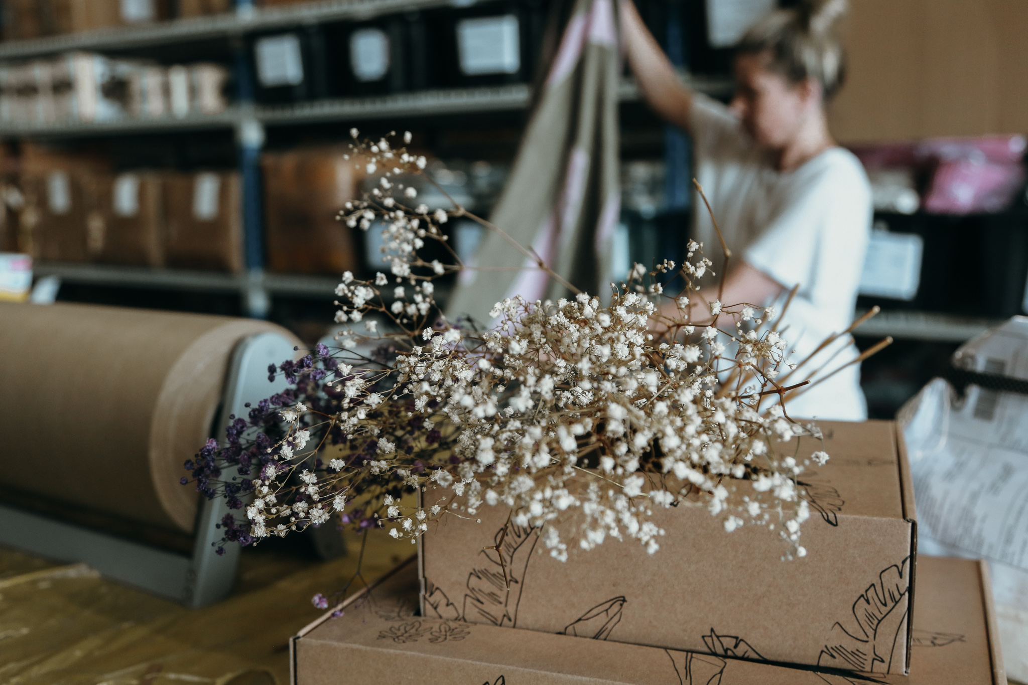 packing station in warehouse CartonCloud
