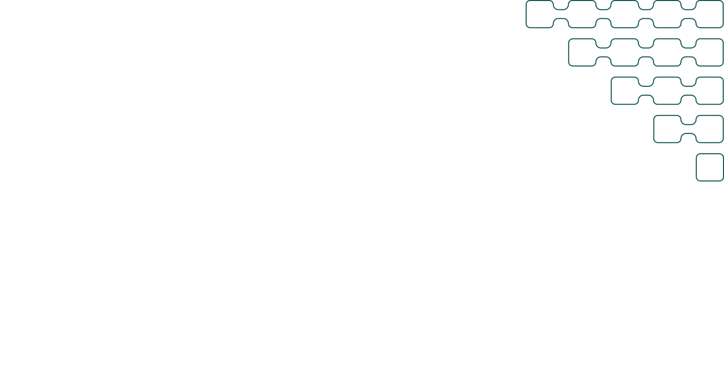 Abstract geometric design with interconnected polygonal shapes and lines in a dark teal color on a black background, positioned towards the upper right corner.