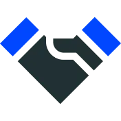 Icon of two hands shaking, symbolizing agreement or partnership.