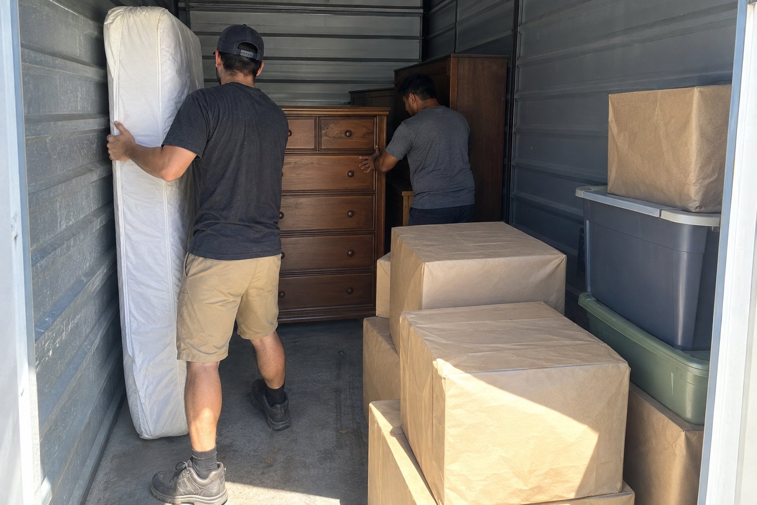 Movers For Loading A Storage Unit Or Pod