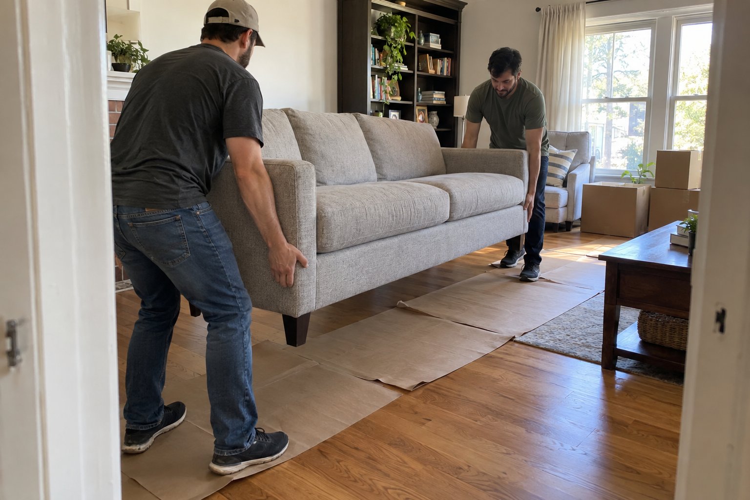 Protect Floors And Walls On Moving Day