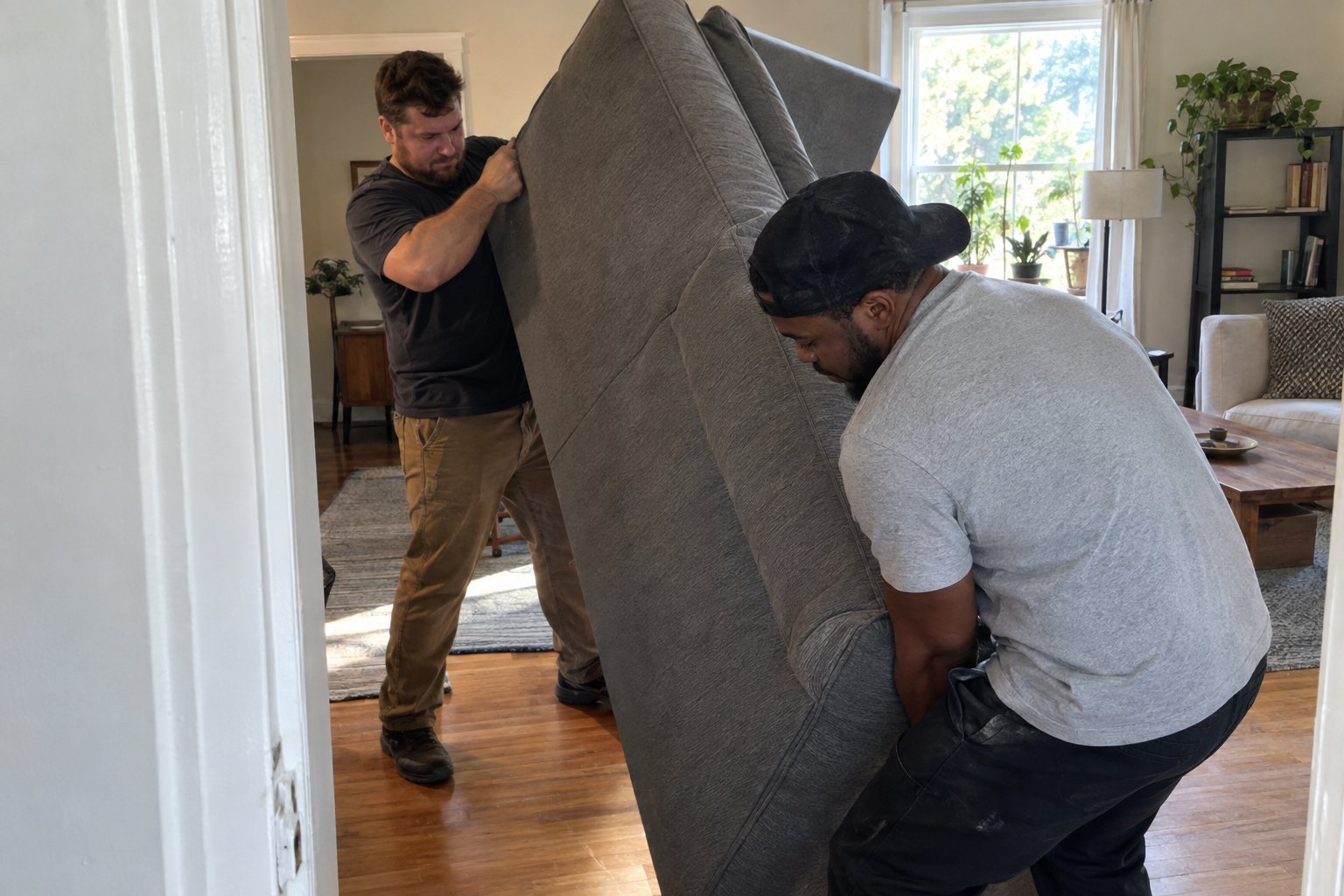 How To Move A Couch Through A Narrow Door