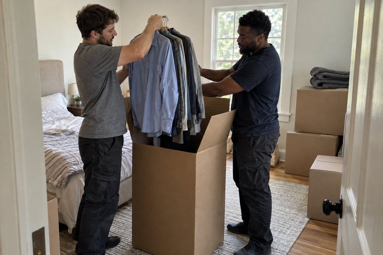 How To Transport Clothes When Moving