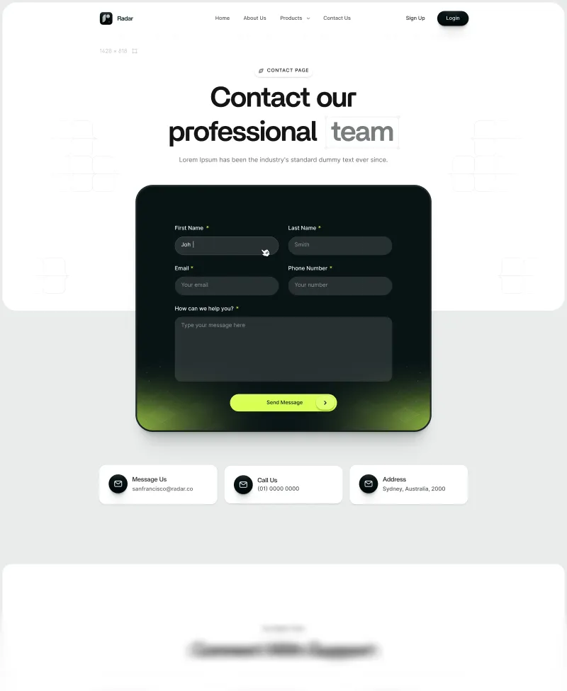 Contact overview image.