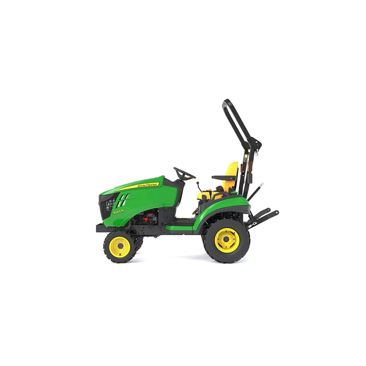 Studio image with a left view of 1025R Tractor Sub-Compact Tractors