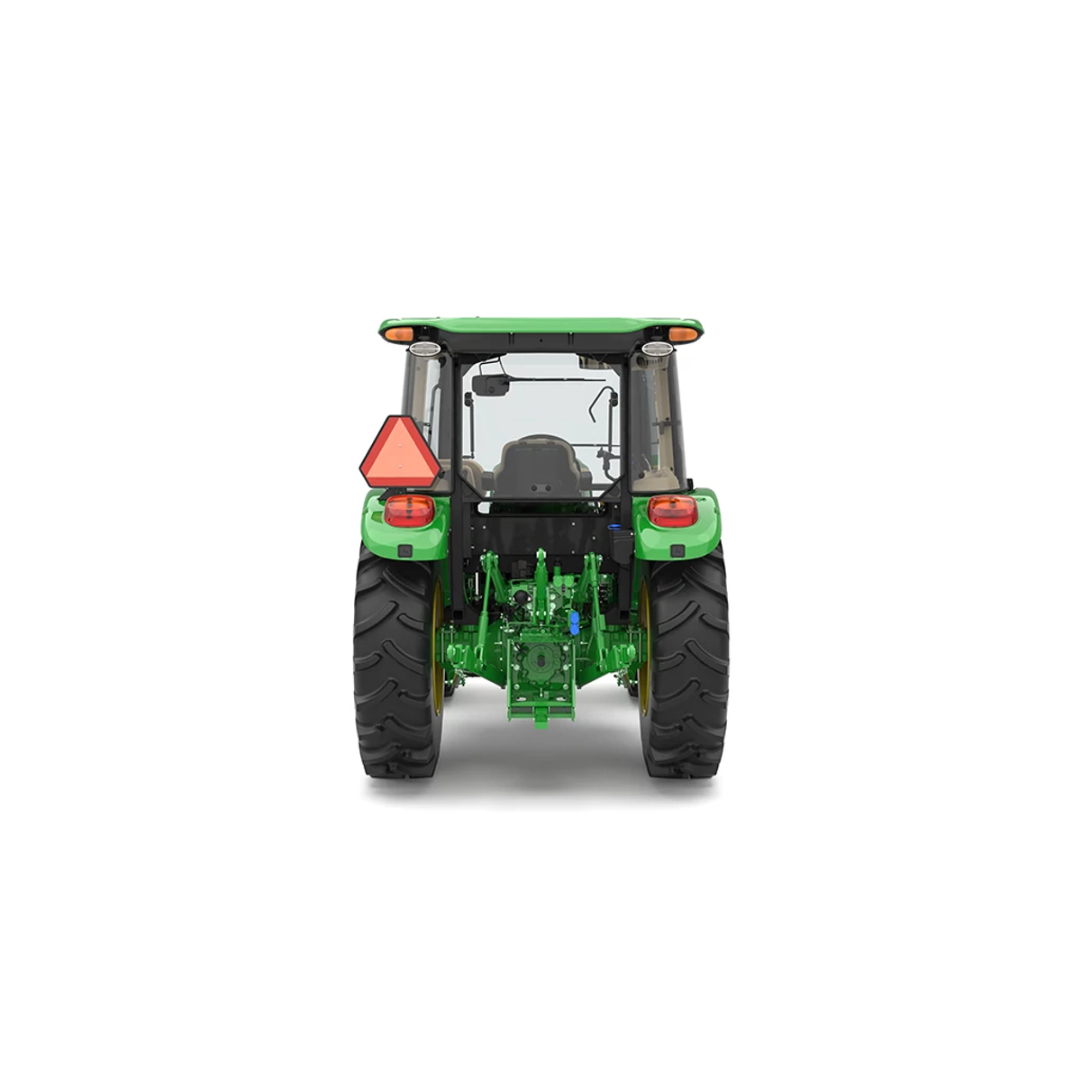 Studio image with rear view of 5075E Utility Tractor.