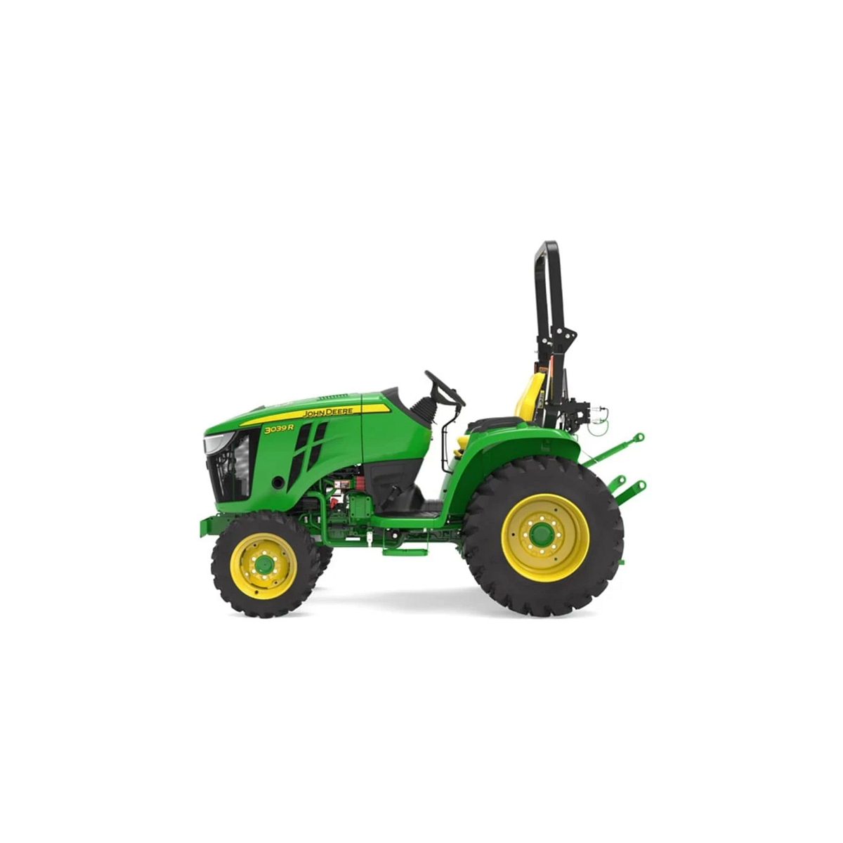 Studio image with a left view of 3039R Compact Tractor