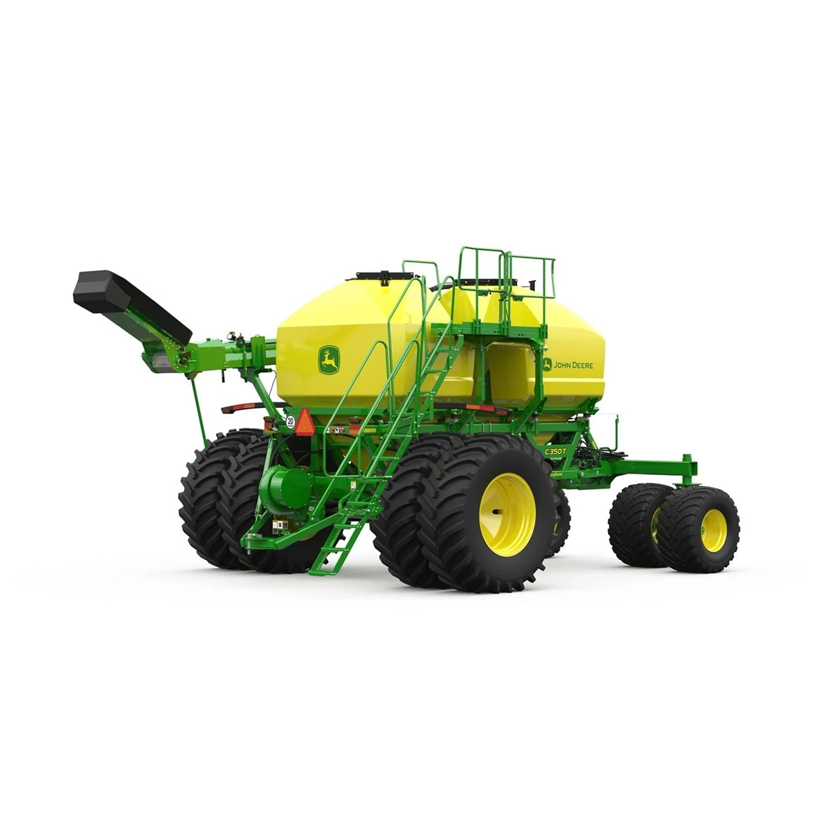 Studio image with a rear view of Seeding Equipment C350T Trailing Air Cart