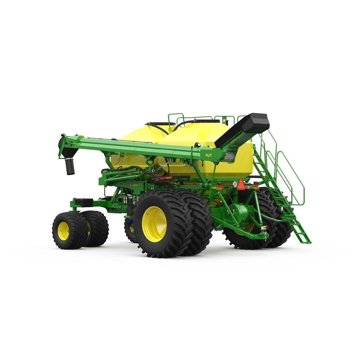 Studio image with a rear view of Seeding Equipment C350T Trailing Air Cart