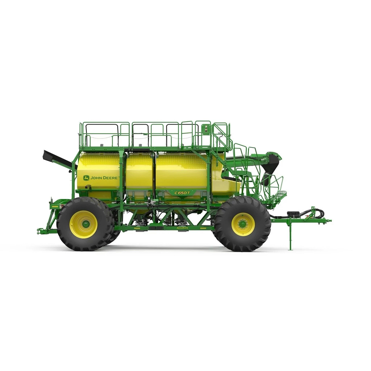 Studio image with a right view of Seeding Equipment C650T Trailing Air Cart