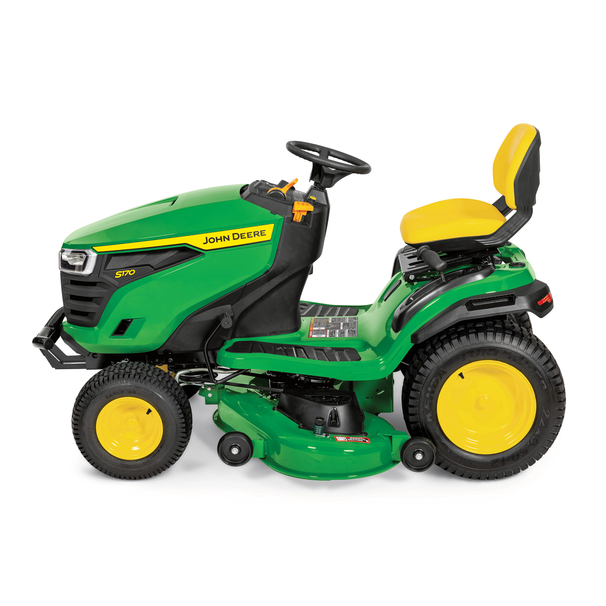Side left studio view of an S170 Lawn Tractor