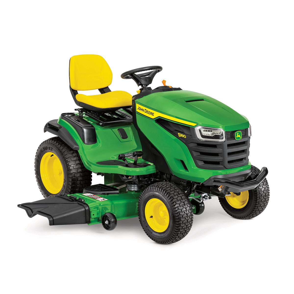 Front right studio view of an S180 Lawn Tractor