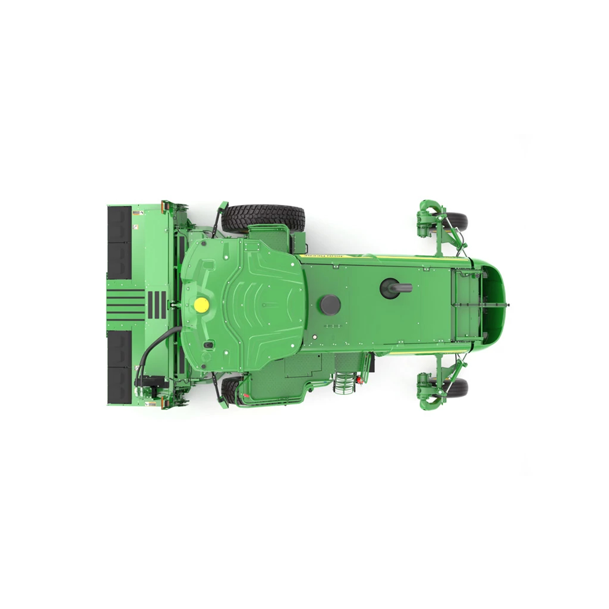 Top view studio rendering of W235M Self Propelled Windrower