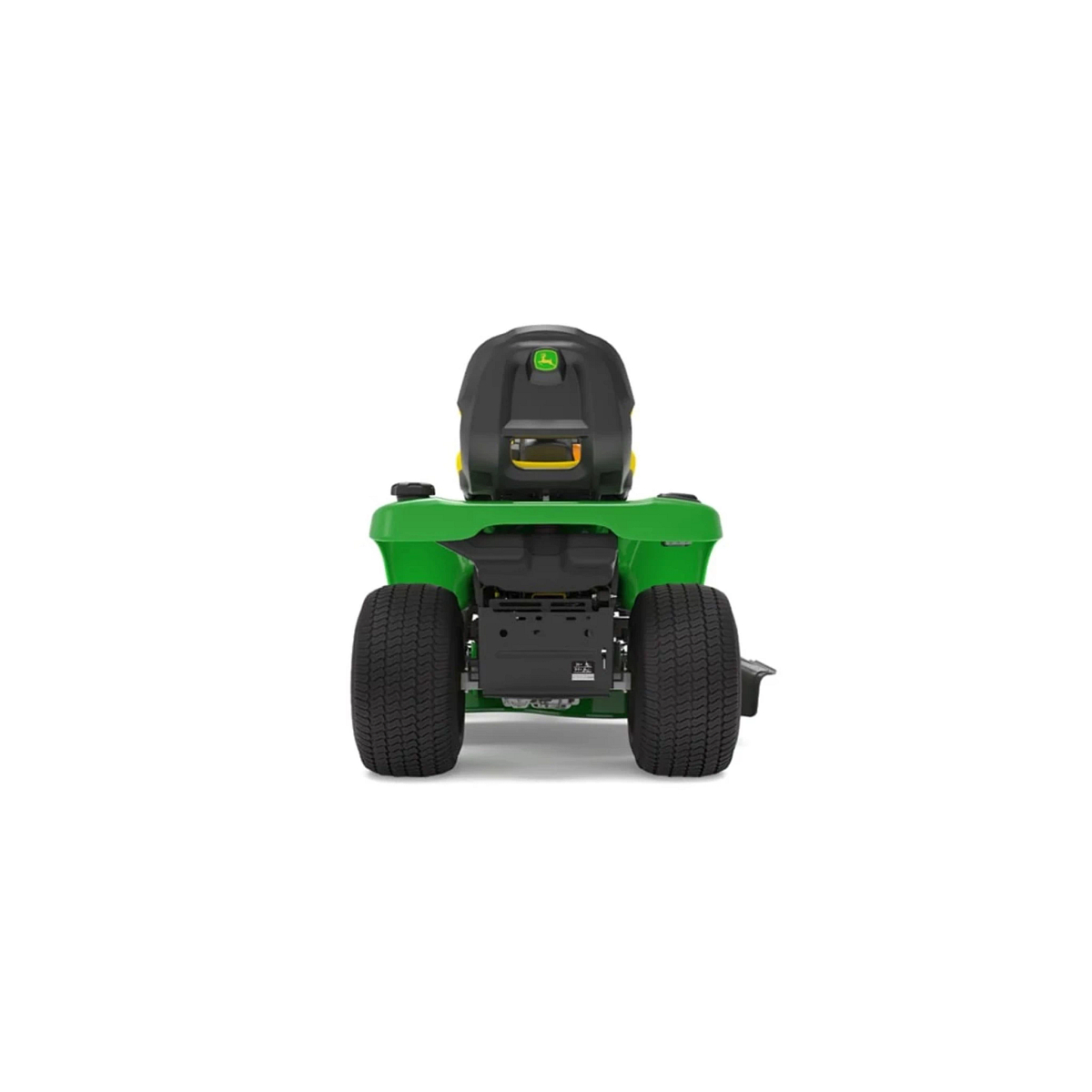 Studio image with a rear view of X350 Select Series Lawn Tractor