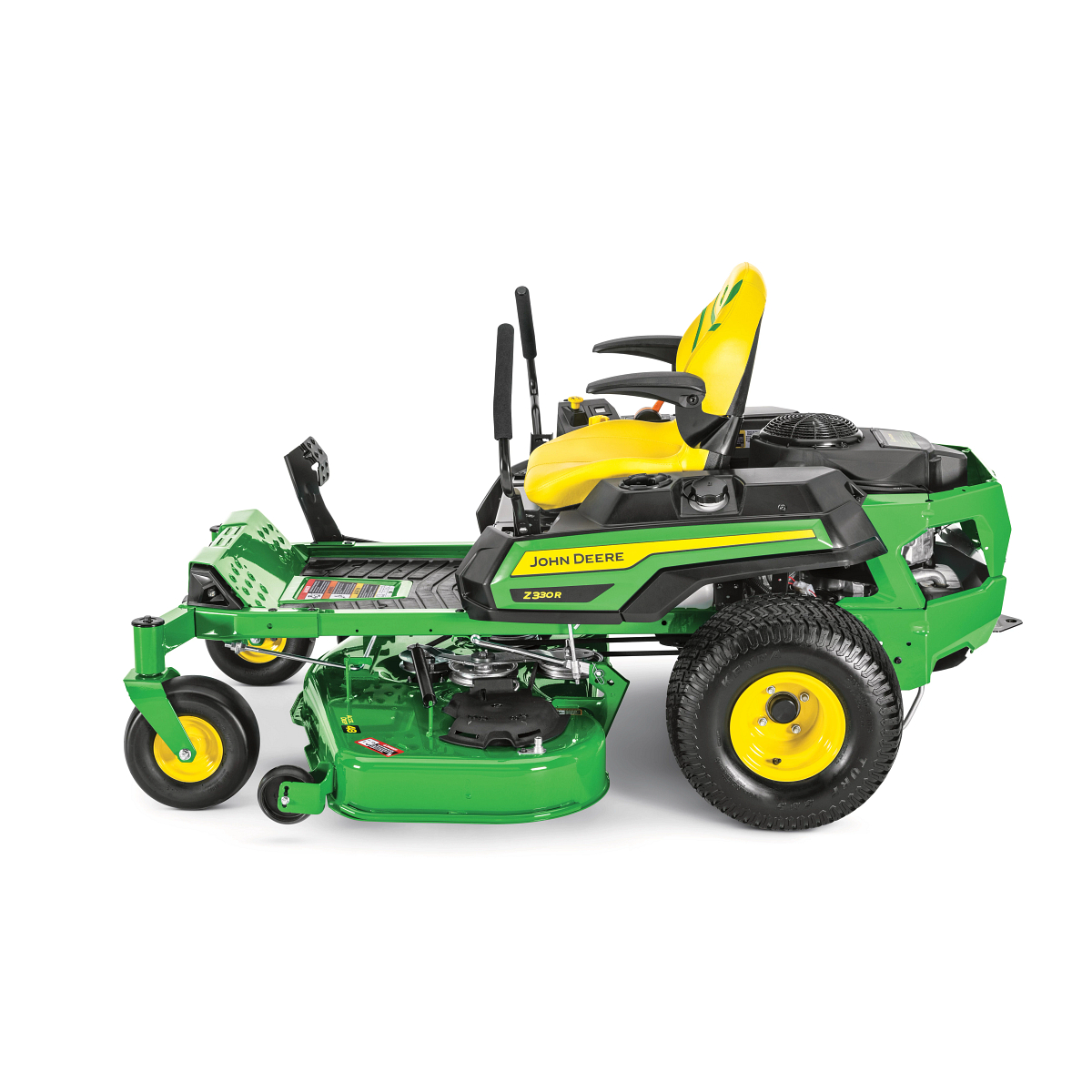 Studio image with a left view of a Z330R ZTrak Mower