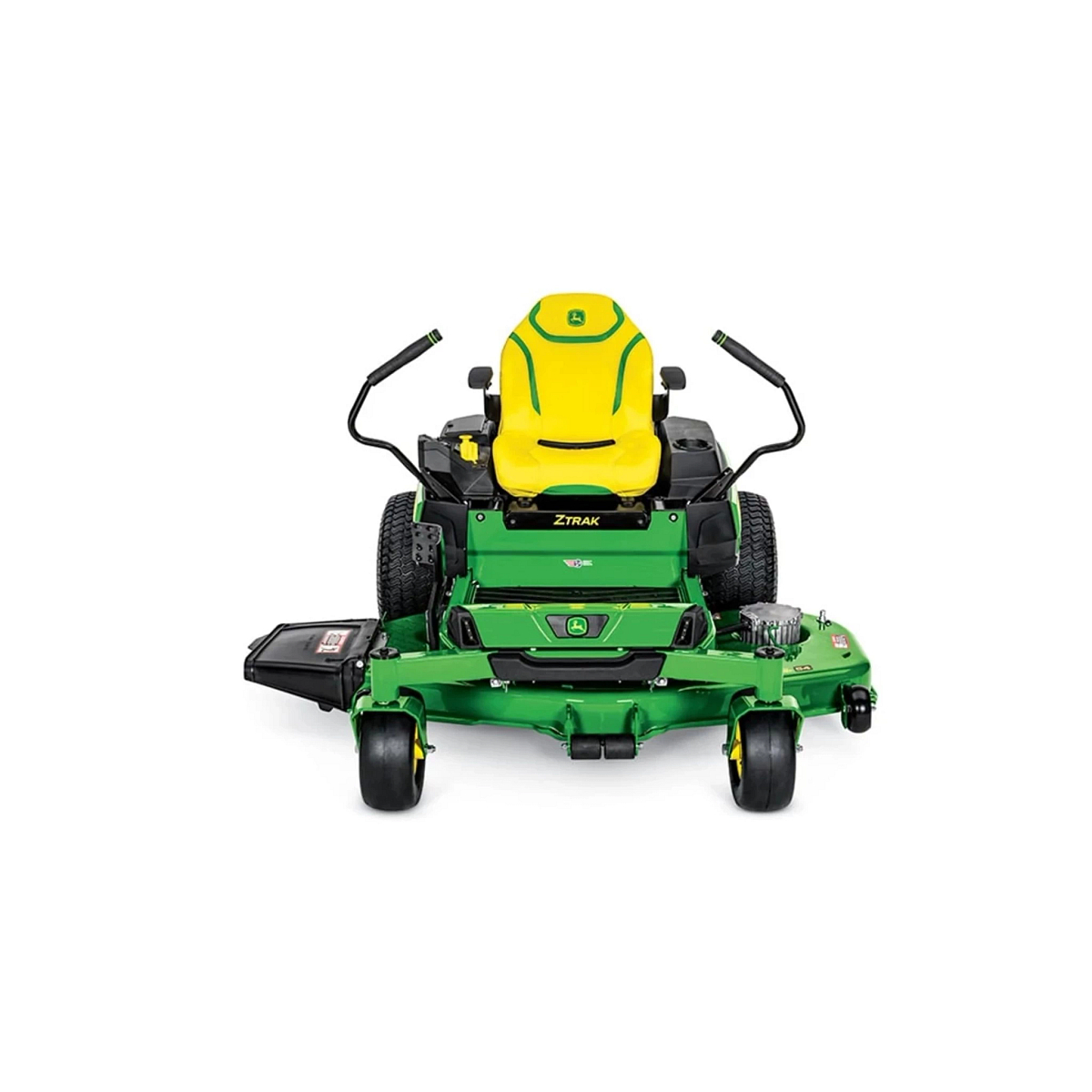Studio image with a front view of a Z380R Electric ZTrak Mower