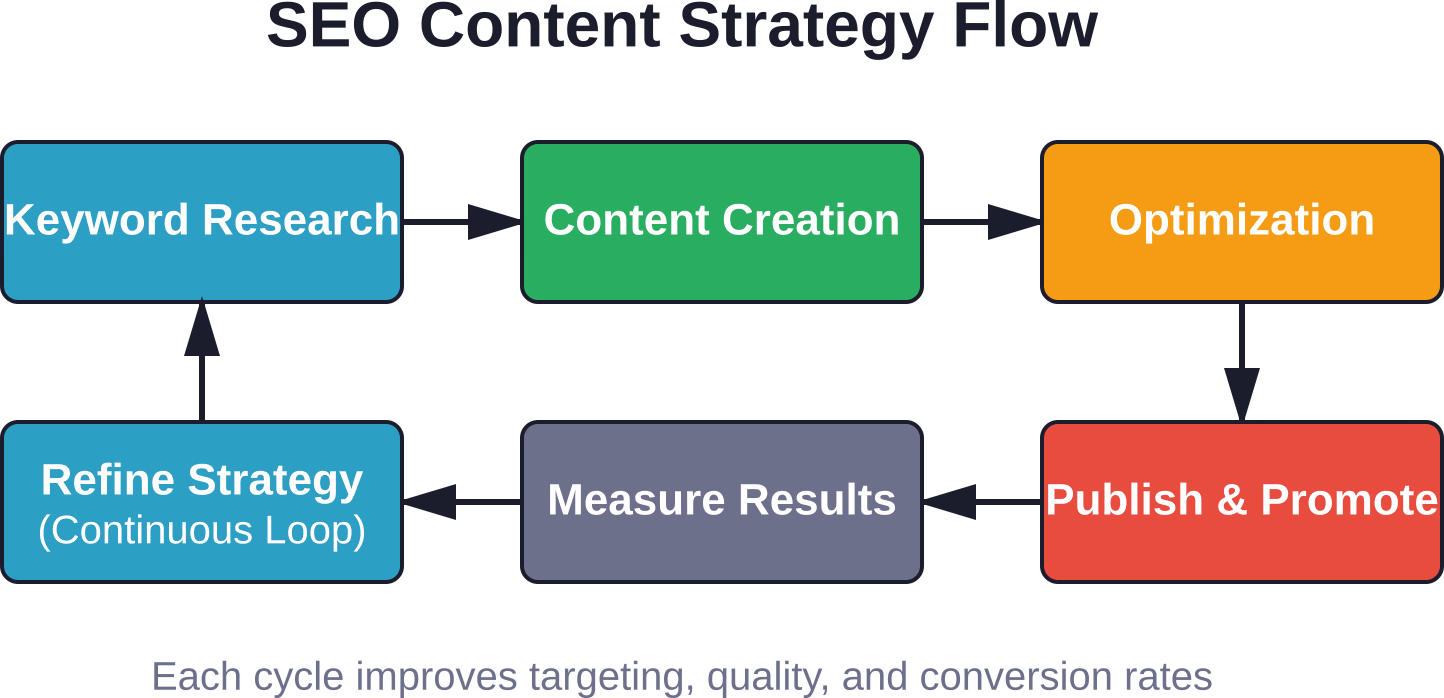 Effective SEO for software companies requires continuous iteration based on performance data and search behavior trends.