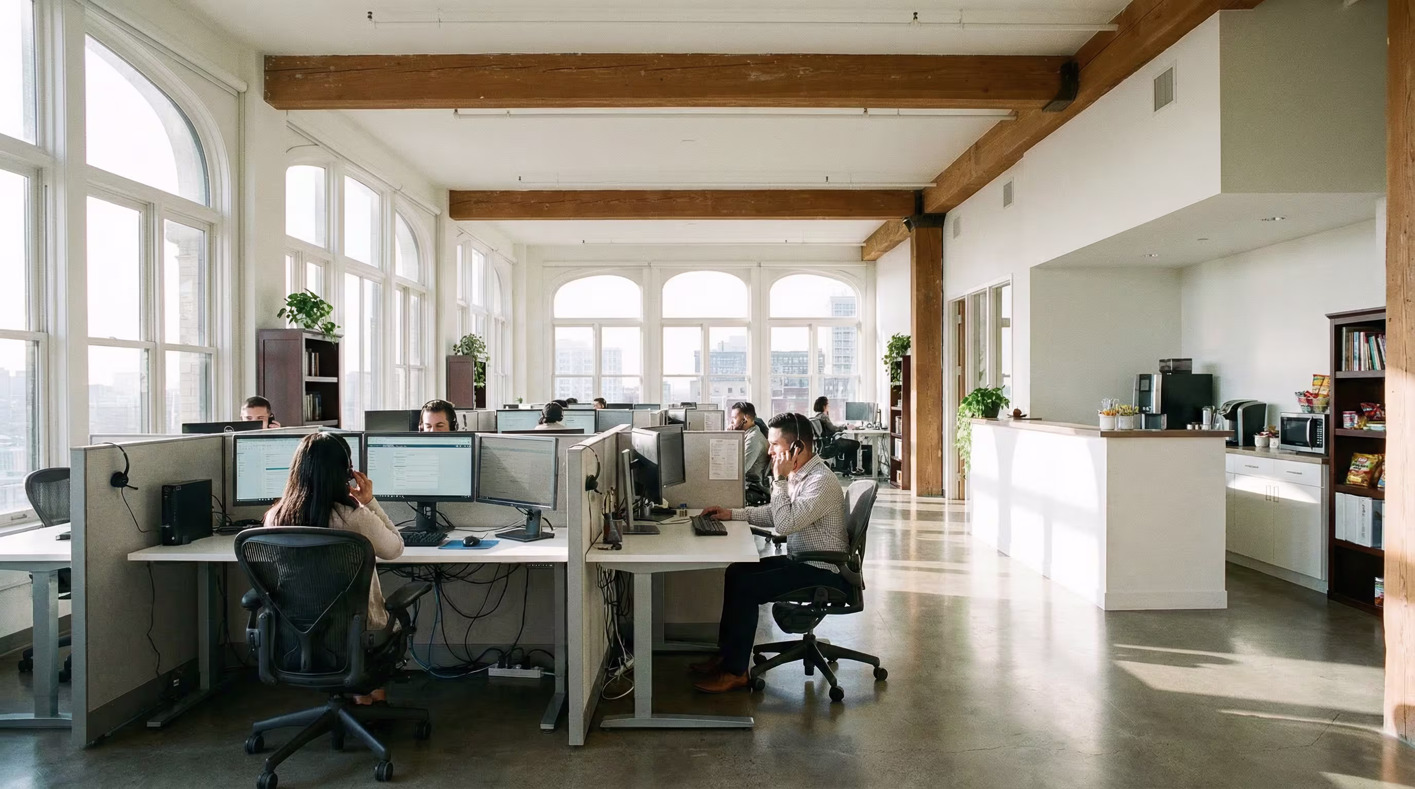 Photo open space bureau vide