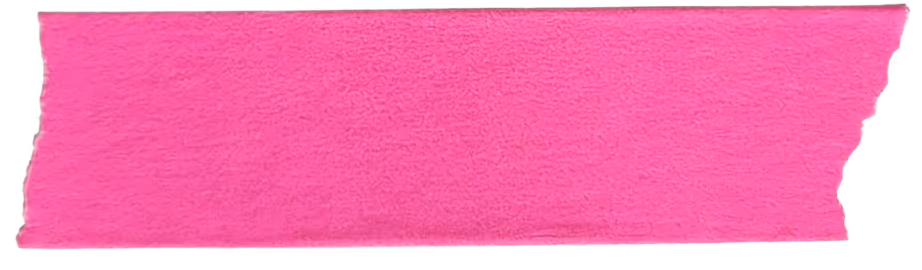 Bright pink rectangular highlighter stroke with uneven edges on a transparent background.