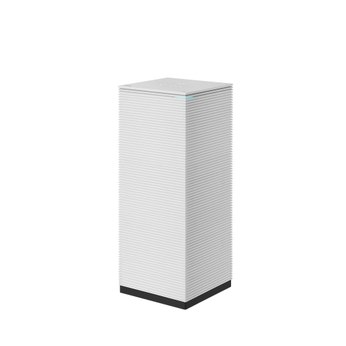 Coway AP-2023K air purifier with horizontal slats and dark base.