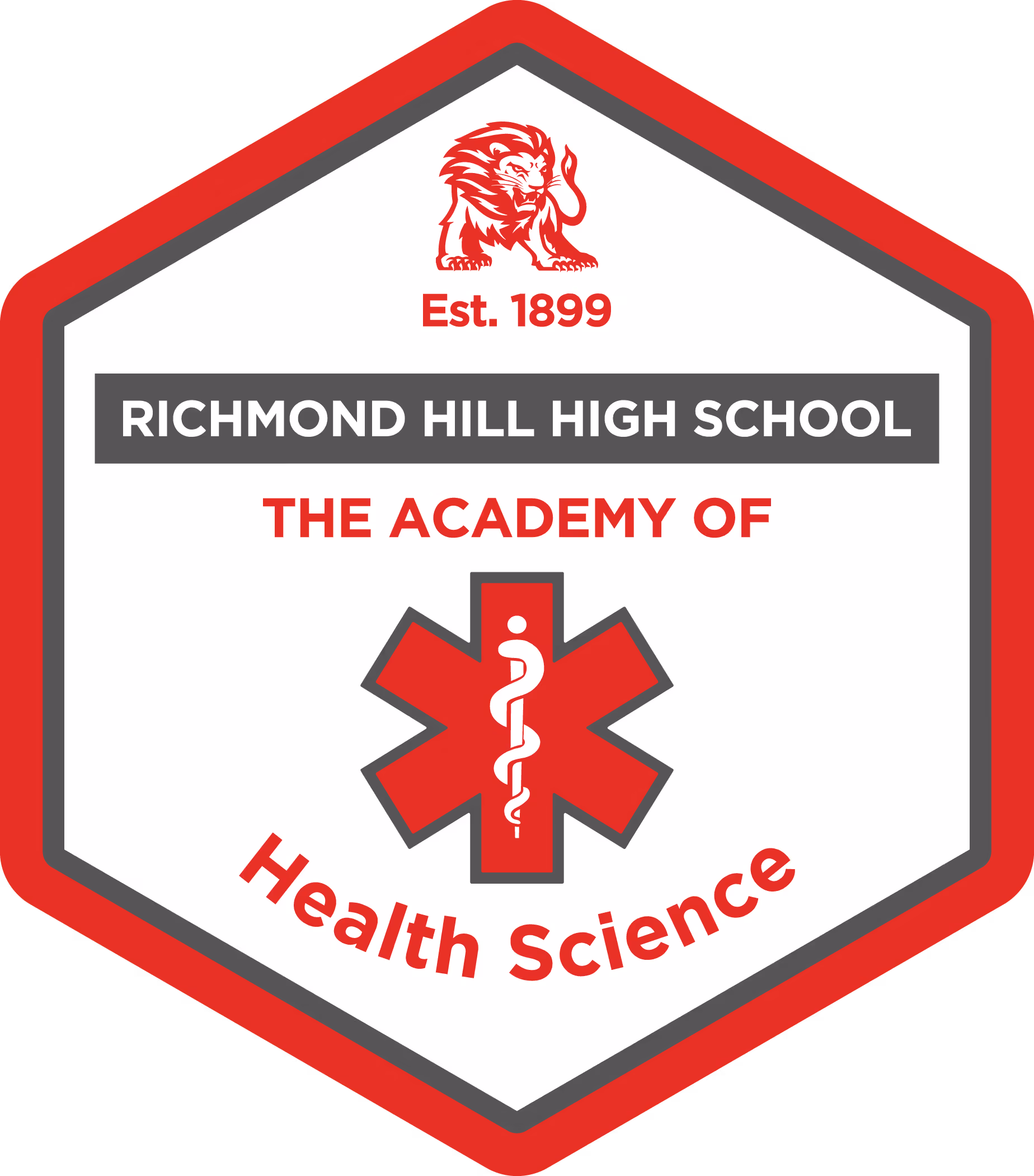 Richmond Hill High School Academy of Health Science logo