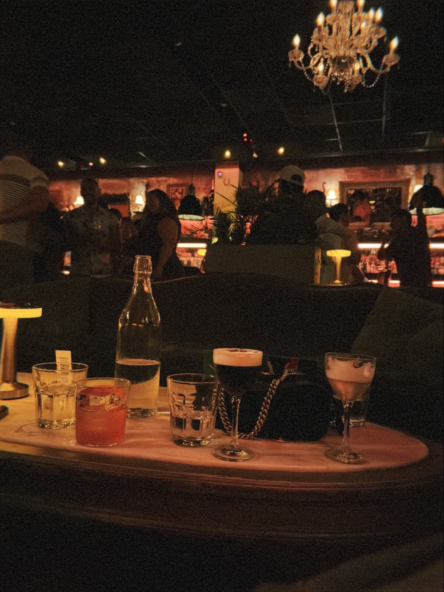 Cocktails from The Sylvester, a Midtown, classic, cocktail bar in Miami, Florida.