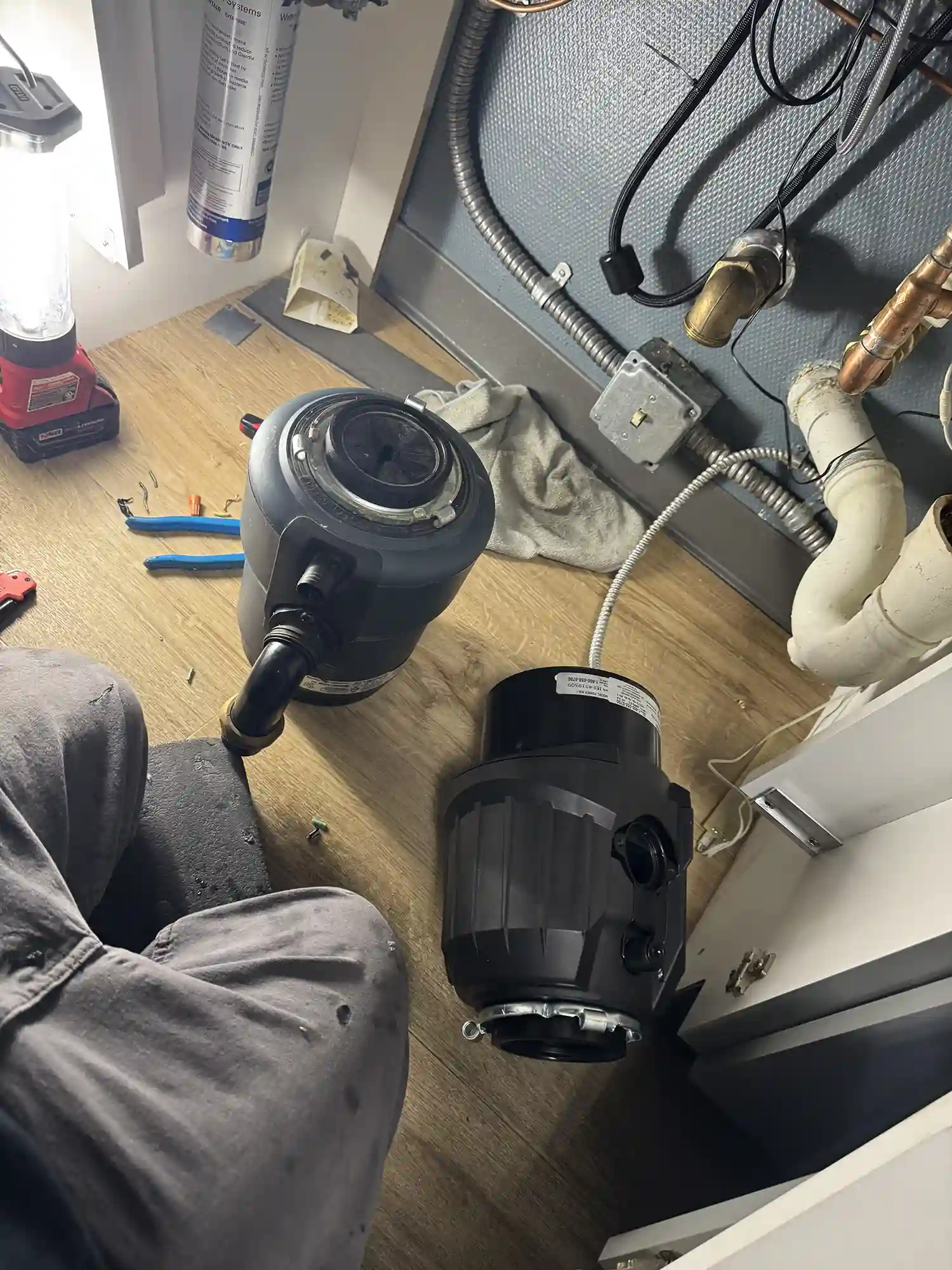 Garbage Disposal installation by Prime Plumbing in Yucaipa, CA.