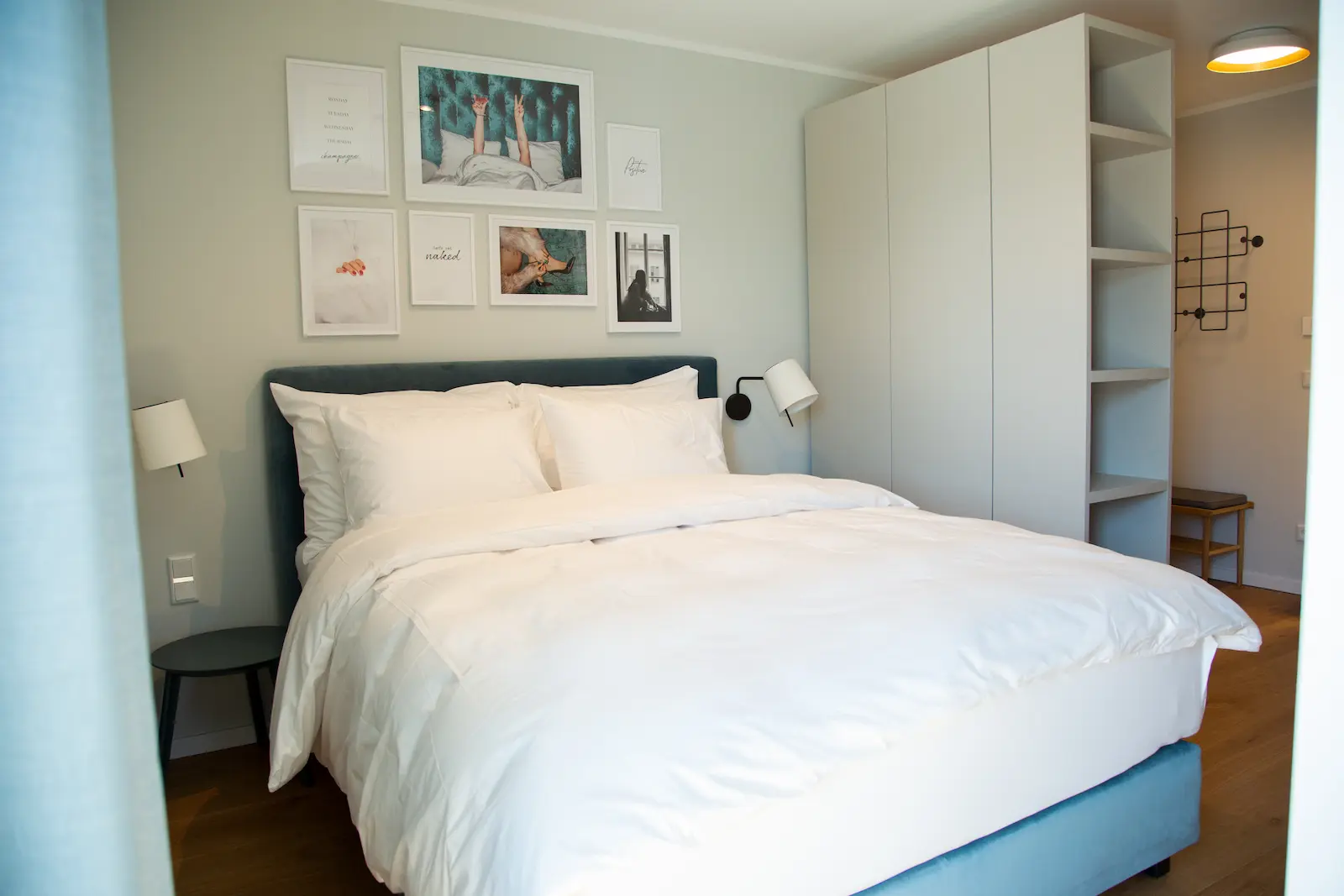 Schlafzimmer der Superior Suite im zweiten Obergeschoss, 21rooms Ingolstadt