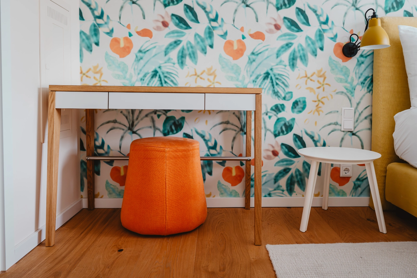 Schreibtisch im Family Studio, 21rooms Ingolstadt