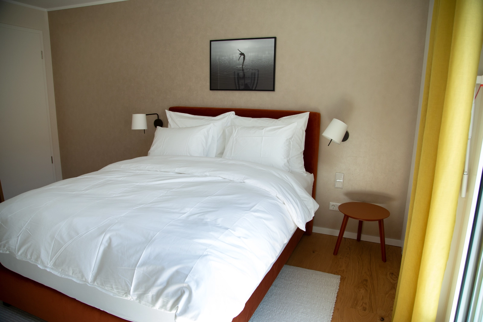 Schlafbereich mit Tageslicht in der Executive Suite, 21rooms Ingolstadt