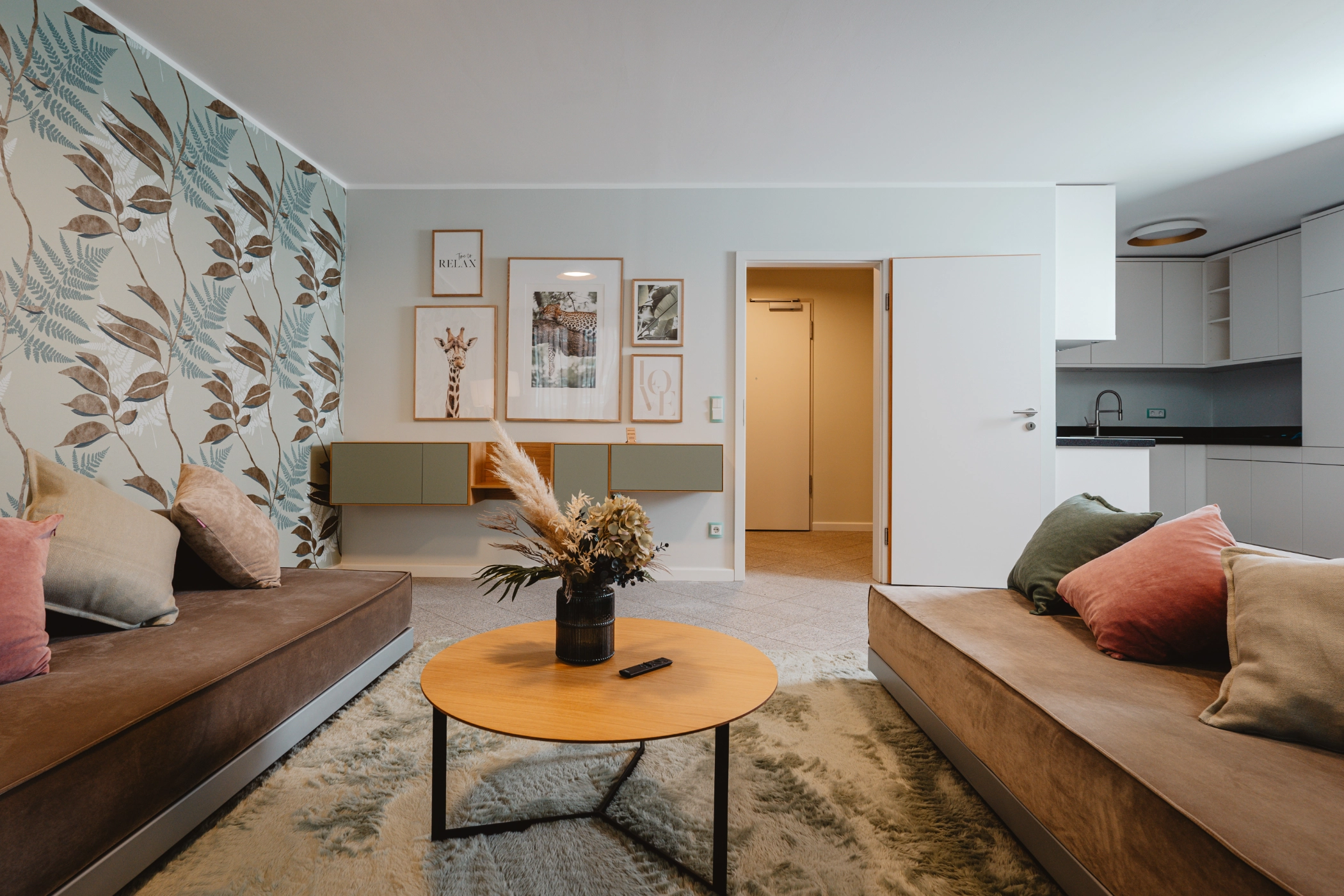 Gemütliche Sitzecke im 1 Bedroom Apartment, 21rooms Ingolstadt