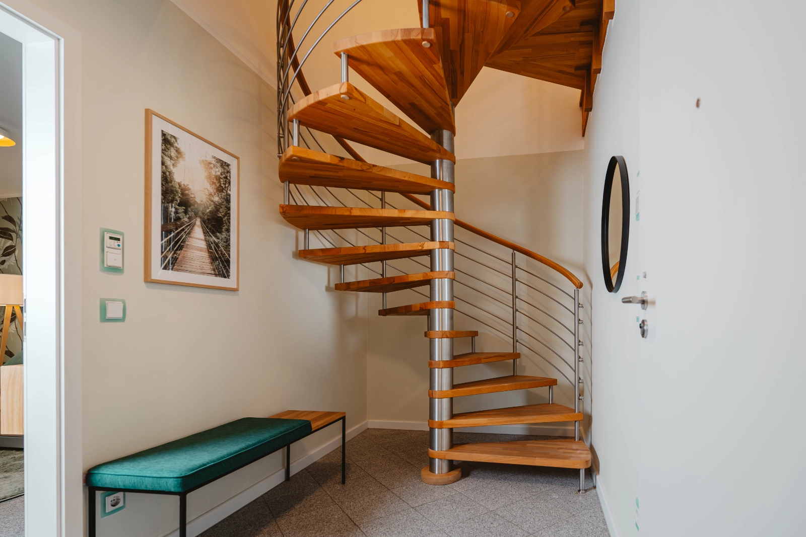Treppe im 1 Bedroom Apartment, 21rooms Ingolstadt